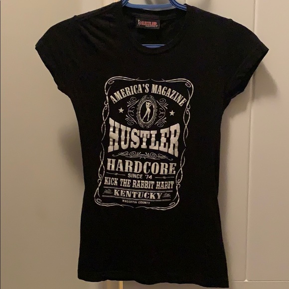 Hustler Hollywood Tops - Vintage Hustler Women’s Baby T-Shirt.